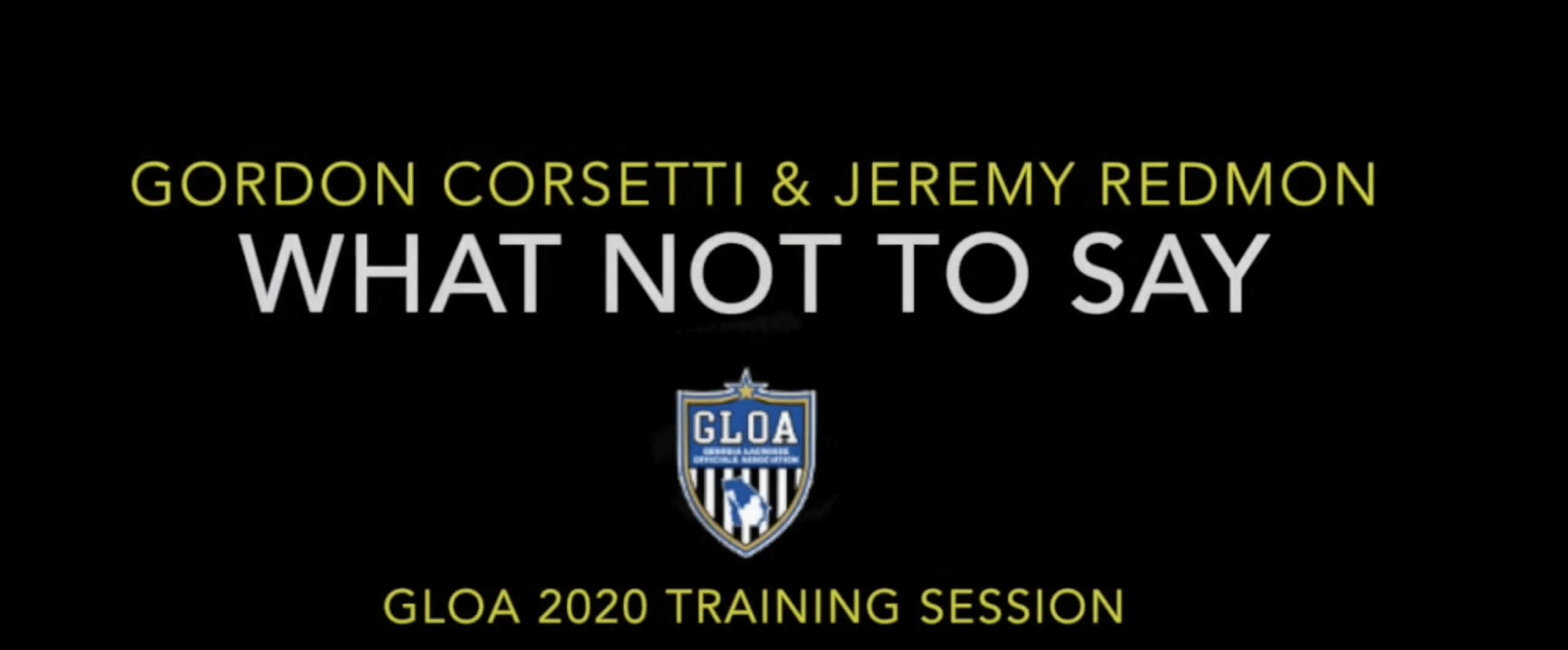 Permalink to: What NOT to Say